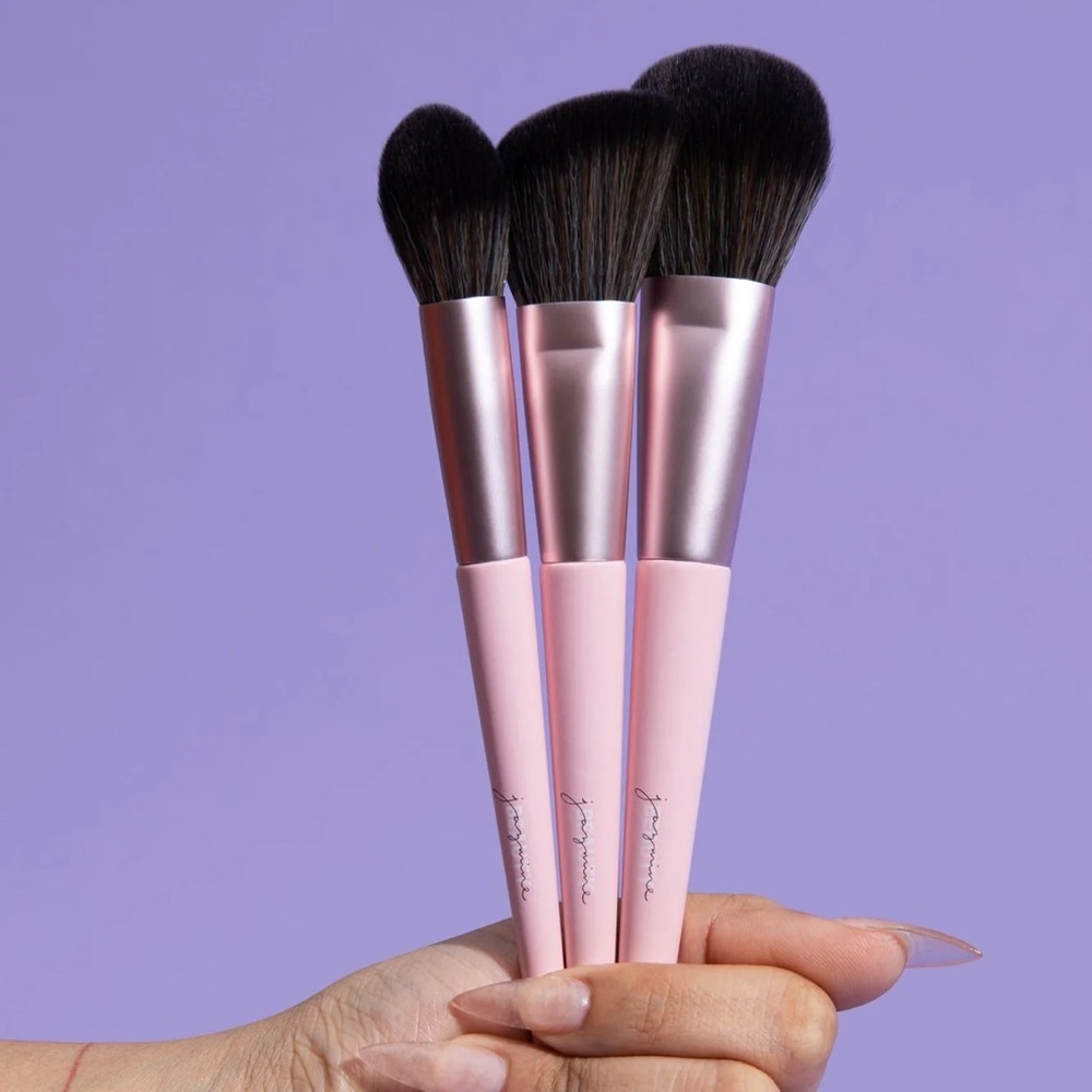 Beauty Jazmine Complexion Essentials 3 Piece Brush Set